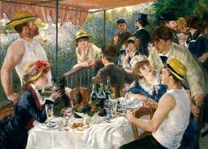 Masterpiece: Lunch of the Boating Party by Renoir 500 pieces 53 x 38 cm jigsaw - Picture 1 of 3
