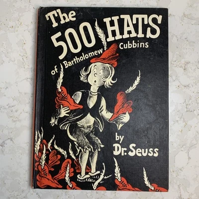 1938 The 500 Hats Of Bartholomew Cubbins Dr Seuss Book Club FIRST EDITION — 第 1/4 张图片