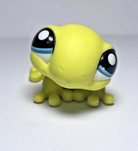Littlest Pet Shop limettengrüner Gecko mit blauen Augen Wackelkopf Spielzeug - Bild 1 von 7