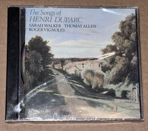 Thomas Allen Sarah Walker Songs Of Henri Duparc CD Brand  New Sealed - Imagen 1 de 2