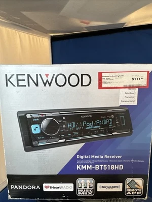 Kenwood KMM-BT518HD Digital Media Reciever - Image 1 of 4