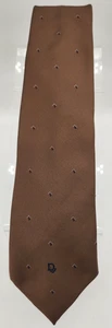 Corbata vintage Christian Dior Monsieur 55" marrón - Imagen 1 de 7