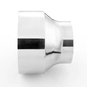 304 Stainless Steel Exhaust Pipe Reducer Adapter 6" ID to 4" ID Polished 5" Long - Picture 1 of 3