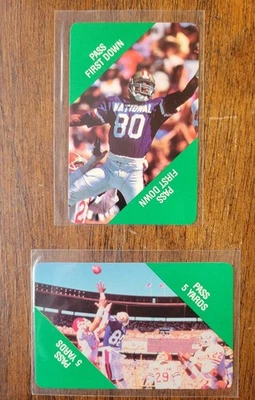 Juego de 2 cartas de juego Jerry Rice San Francisco 49ers MacGregor 1988 Foto 1 de 2