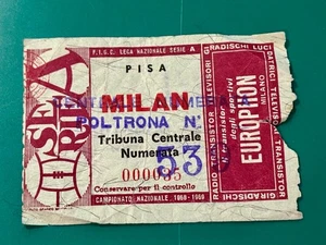 CAMPIONATO SERIE A 1968/1969 : PISA - MILAN - Foto 1 di 1