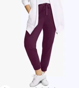 Ellos Damen Jogginghose Sweatpants Kordelzug Wild Plum Farbe Only Größe 1X - Bild 1 von 8