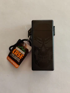 Smokezilla Survival Case for Lighter & Cigarettes- black skull - Picture 1 of 2