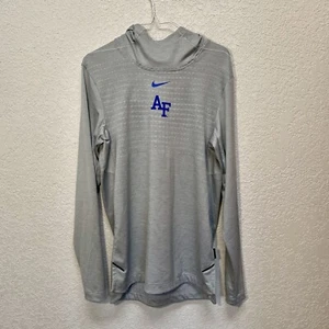 Nike Air Force Academy Falcons Hoodie Men’s S Grey Athletic On-Field Pullover AF - Picture 1 of 10