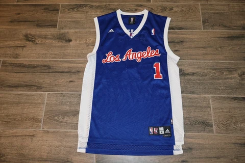 Baron Davis Los Angeles Clippers NBA Basketball Jersey Adidas Authentic Sewn M Cover