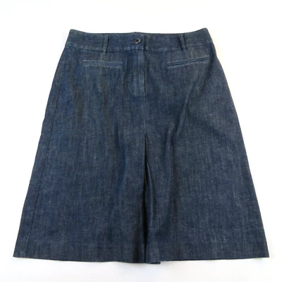TALBOTS denim jean skirt Size 4 - Image 1 of 3