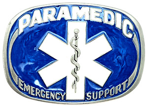 Paramedic Emergency Support Medical Technician Enameled Belt Buckle New