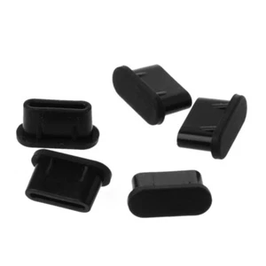 10X Type-C Dust Plug USB Charging Port Protector Silicone Cover for Smart Phone - Picture 1 of 9