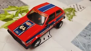 SCALEXTRIC FORD FIESTA ROJO 4057 SCALEXTRIC EXIN MADE IN SPAIN - Imagen 1 de 14