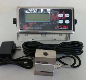 Compression Scale 20000 X 1 lb S Type load cell/ Digital Indicator,20' Cable,New - Picture 1 of 3