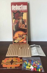 Vintage 1976, Ideal Deduction Game, The Game That Makes Thinking Fun, Complete - Picture 1 of 8