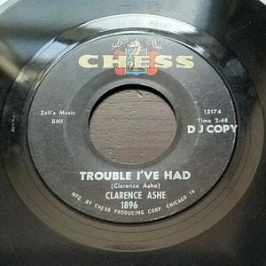 Clarence Ashe - Trouble I've Had/Dancing in a Dream World 45 Promo deep soul VG- - Picture 1 of 1