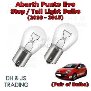 (10-15) For Abarth Punto Evo Stop / Tail Light Bulbs Brake Fiat Rear Bulb  - Picture 1 of 2
