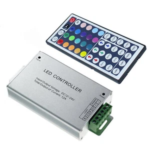44 Key Infrared Remote RGB Controller DC 12V 24V for SMD 5050 3528 LED Strip - Picture 1 of 19