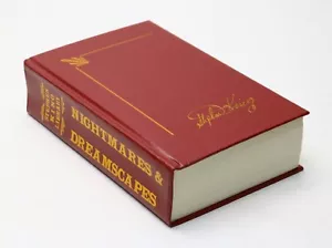 STEPHEN KING Library Red Leather Book "Nightmares & Dreamscapes" Special Edition - Picture 1 of 8