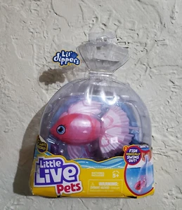 Magical Little Live Pets Lil' Dippers Fish Bellariva Water Swimming Bath Toy - Picture 1 of 4