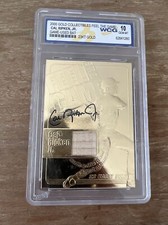 CAL RIPKEN JR 2000 Feel the Game Game Used Bat 23KT Gold Card  gem WCG 10!🔥