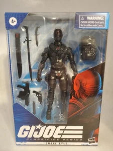 G.I. GI Joe Classified Series 02 Snake Eyes FIGURA DE ACCIÓN SELLADA HASBRO - Imagen 1 de 3