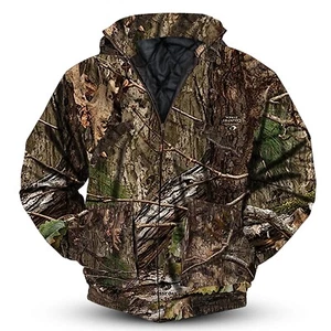 Mossy Oak Tactical Hoodi Jacket Insulated Waterproof Warm Camo Hunting Gear Coat - Picture 1 of 51