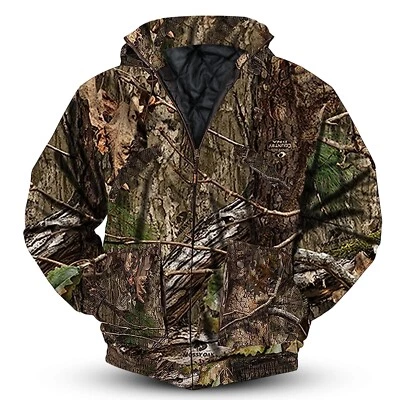 Mossy Oak Tactical Hoodi Jacket Insulated Waterproof Warm Camo Hunting Gear Coat - Image 1 of 4