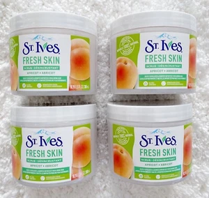 St. Ives FRESH SCRUB Apricot Face Scrub Exfoliates Lot of 4 New - Picture 1 of 3
