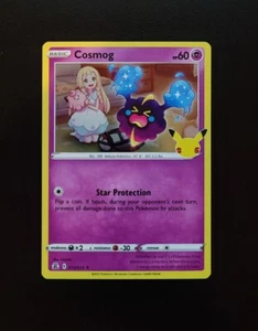 Cosmog 13/25 Holo Rare 25th Anniversary Celebrations Pokemon TCG Near Mint - Imagen 1 de 1
