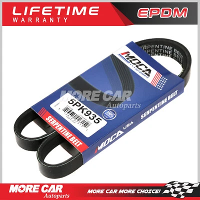 Serpentine Belt Fits 93-14 Volkswagen Passat Acura RL TL 2.5L 3.5L 3.2L 5PK935 - Image 1 of 4