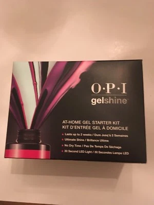 Kit inicial de gel OPI Gelshine At-Home com secador - Imagem 1 de 4