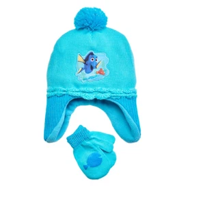 NWT-DISNEY~FINDING DORY BEANIE AND GLOVES SET - Picture 1 of 1