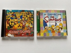 The Simpsons 2 CD Lot Yellow Album & Go Simpsonic more Original Music MINT DISCS - Bild 1 von 5