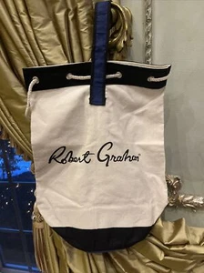 NEW Robert Graham Canvas Sling Bag With Pocket Cream - Picture 1 of 5