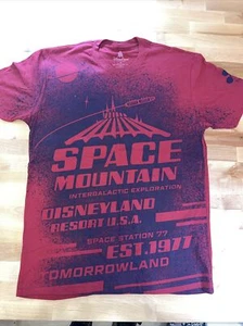 M Disneyland Space Mountain Shirt 40th Anniversary Exclusive Annual Passholder T - Picture 1 of 8