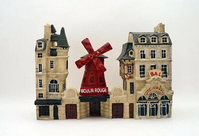 NIB J Carlton by Gault French Miniature Paris Building Moulin Rouge Facade - Image 1 of 4