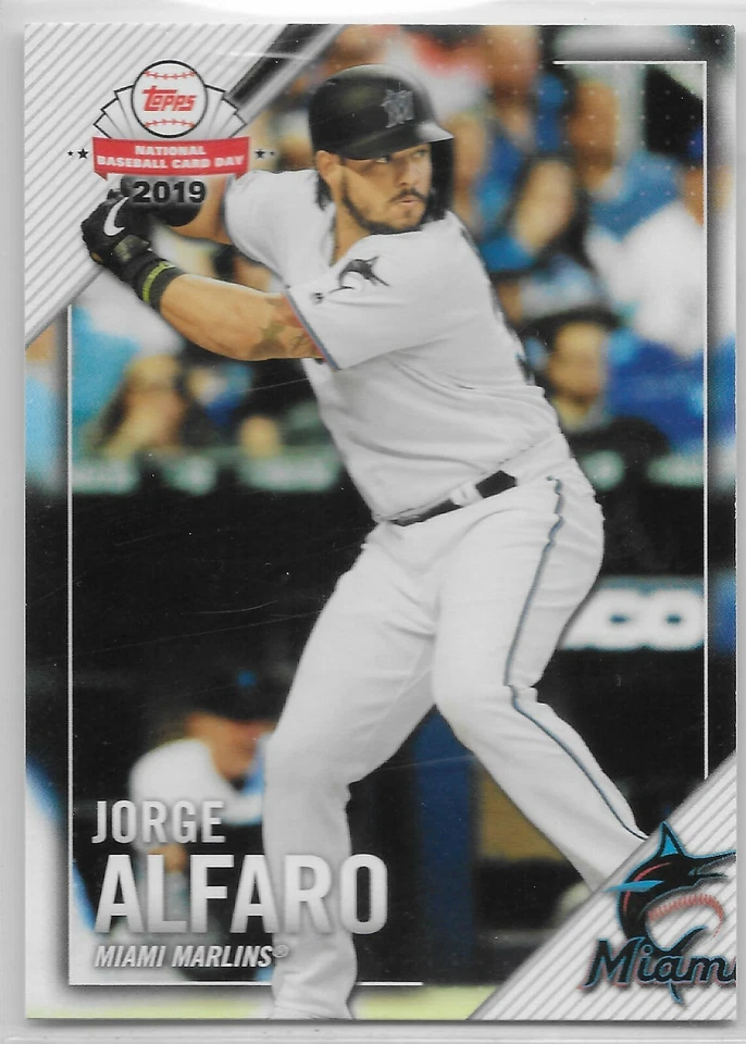 2019 Topps National Baseball Card Day #15 Jorge Alfaro Miami Marlins - Image 1 of 1