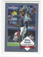 RARE 1991 DUBUQUE BASEBALL ATLANTA BRAVES SINGLES