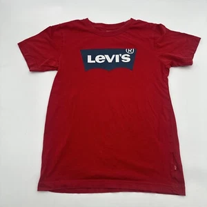 Levi’s T-Shirt Youth Boy Large 12-13 Age Red Graphic Print Logo…#17687 - Picture 1 of 9