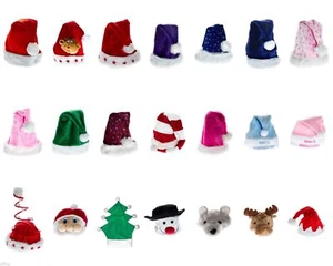 2er Set Weihnachtsmützen - Große Auswahl über 20 Modelle - Nikolausmützen Nikola - Bild 1 von 243