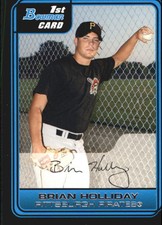 2006 Bowman Prospects Baseball #B4 Brian Holliday Pittsburgh Pirates