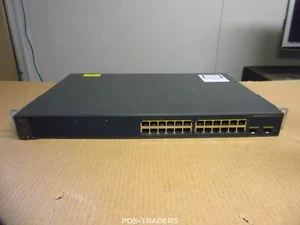Cisco WS-C3560V2-24TS-S V04 Switch 24x 10/100 FE Port + 2x SFE Ports + RACK EARS - Afbeelding 1 van 3