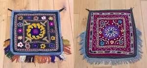 Mirror Bag Uzbek Fabric SET of 2 pcs 15.75" x 15.75" FREE Fast Shipment 12290 - Picture 1 of 11