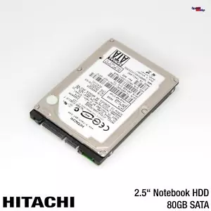 HDD SATA IBM Hitachi 80GB HTS541680J9SA00 Notebook Laptop Hard Drive - Picture 1 of 3