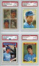 1986 Woolworth #4 George Brett Kansas City Royals HOF PSA 10 Gem Mint