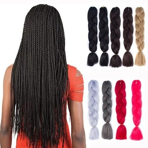 Unisex 3Pcs Women Men Wigs 60cm Wig Braids Stylish African Wig Braids Soft - Picture 1 of 48