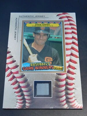 Steve Garvey (Upper Deck) 1987 Fleer Game Winners Limited Edition Authentic JSY - Image 1 of 2