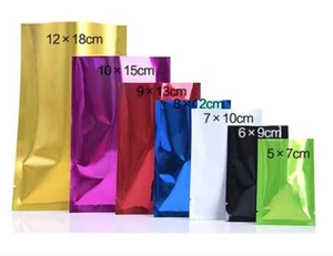 Foil Shading Leakproof Mylar Storage Bags For Tea Food Snack Face  Mask,BPA Free - Picture 1 of 6