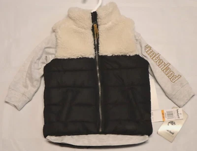 TIMBERLAND Bebé Niño Otoño Invierno Primavera Chaqueta y Camiseta Manga Larga Talla 12M NUEVO CON ETIQUETAS Foto 1 de 4